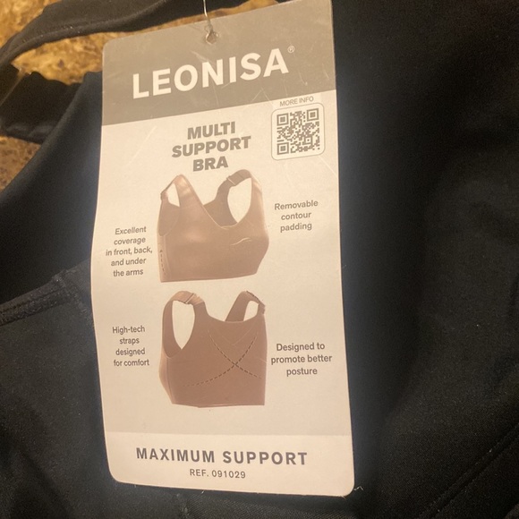Leonisa XL Black Multi Support Bra - Picture 6 of 9